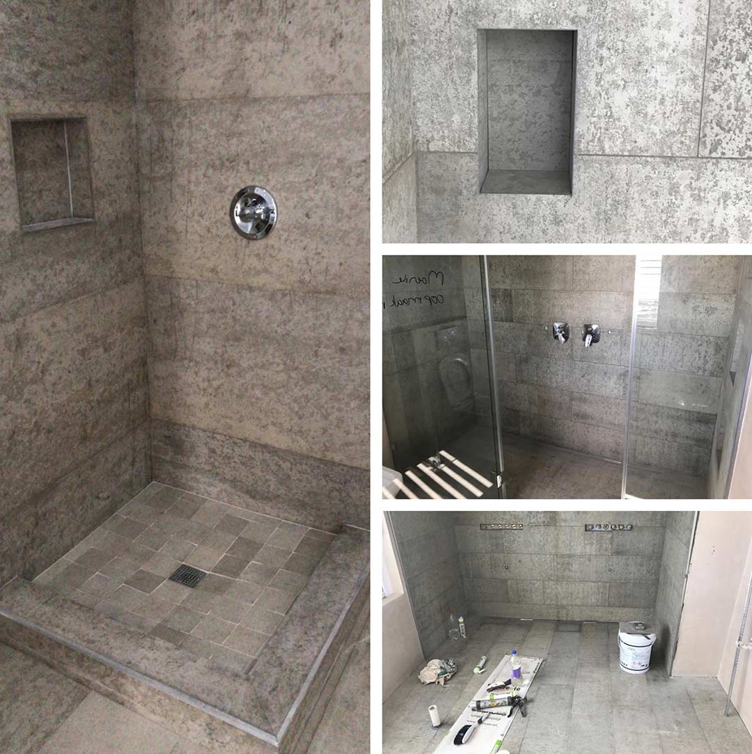 Wet Area Installations Showers/Saunas/Steam Room Concreate