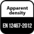 apparent_density apparent_density